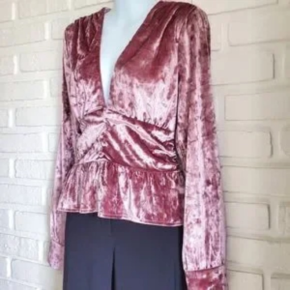 WAYF Velvet Blouse - Picture 3 of 8